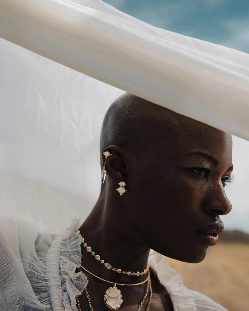 Awe Inspired Earrings Oracle Drop Studs