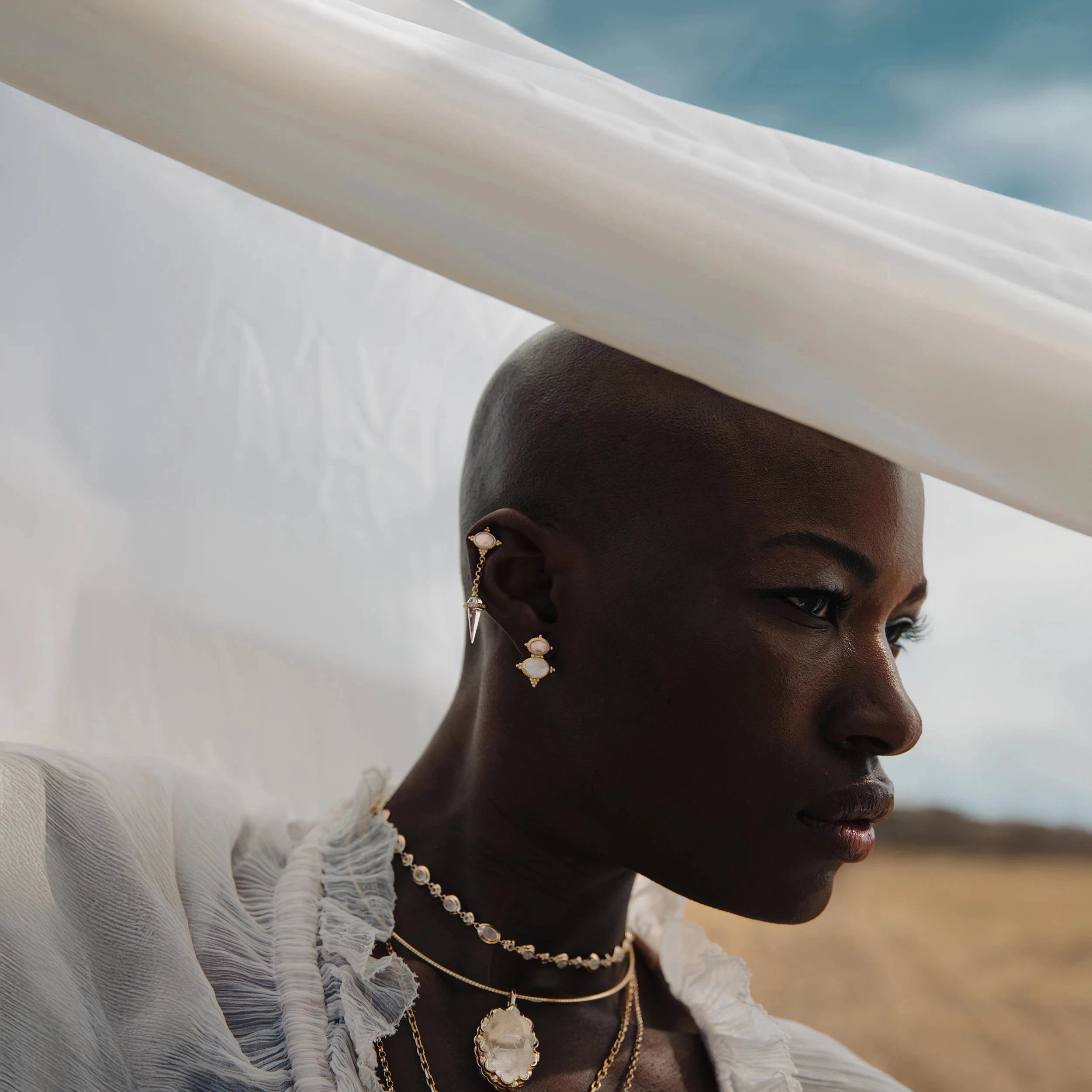 Awe Inspired Earrings Oracle Drop Studs