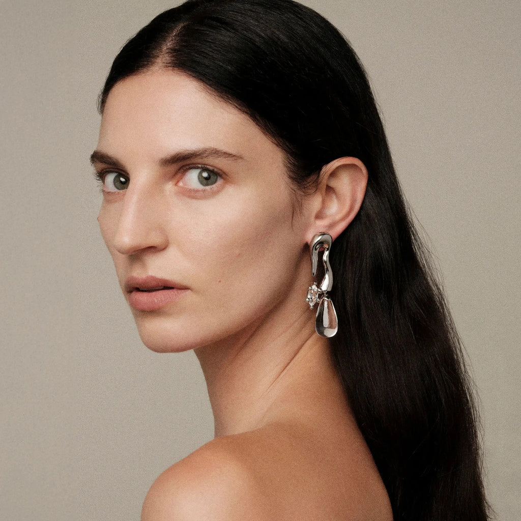 Awe Inspired Earrings Petal Drop Earrings