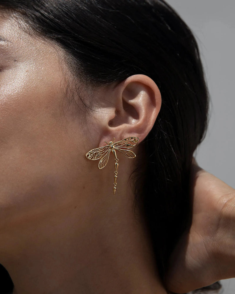 Awe Inspired Earrings Secret Forest Dragonfly Earrings