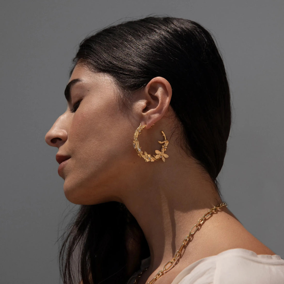 Awe Inspired Earrings Secret Forest Hoops