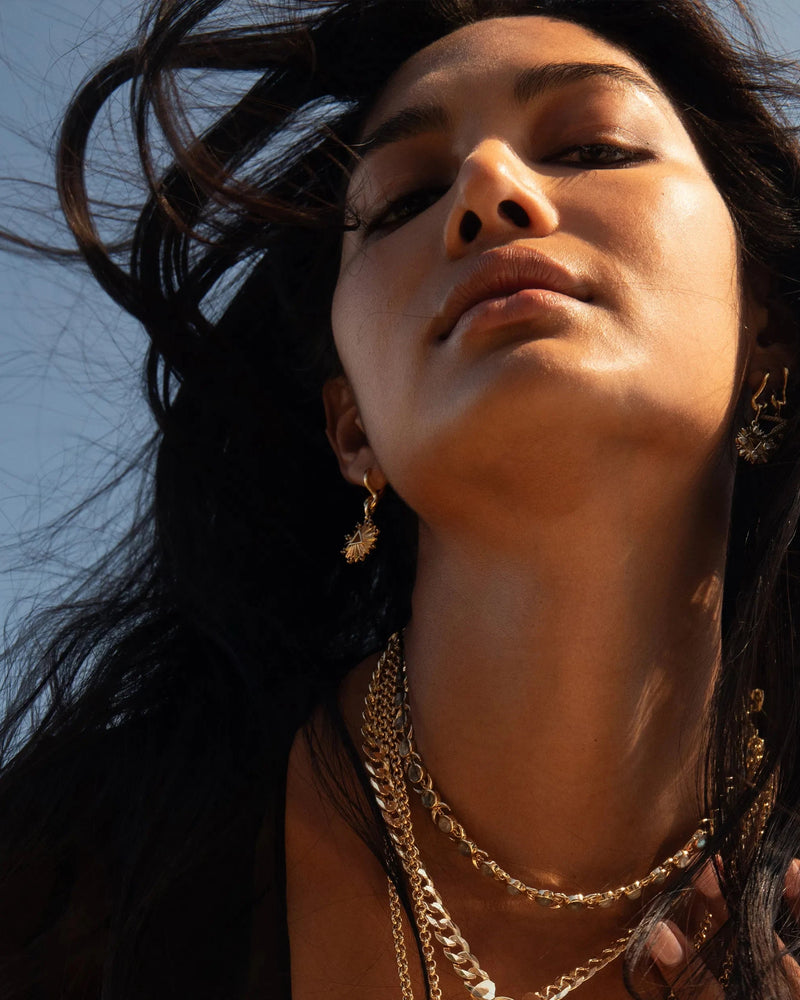 Awe Inspired Earrings Single Mini Element Charm Hoop