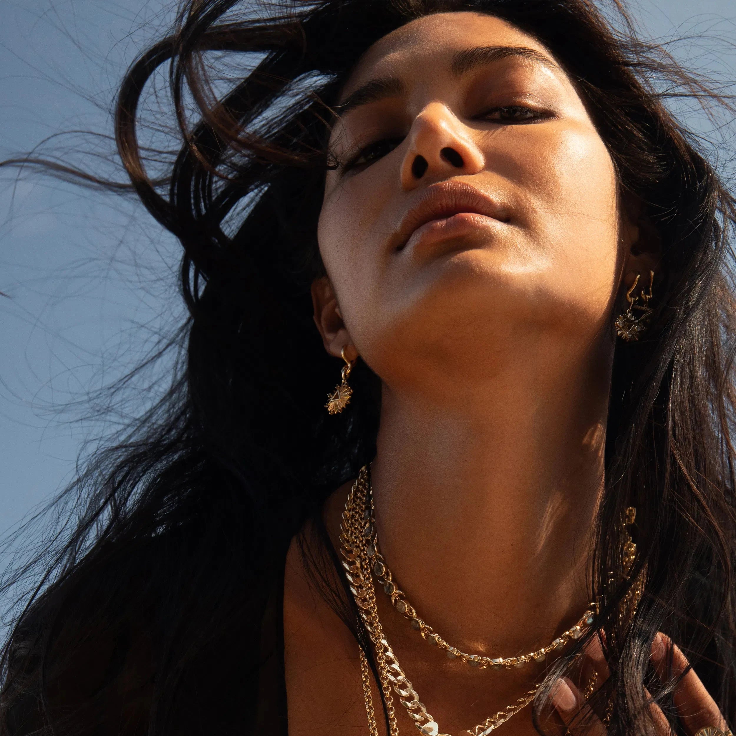 Awe Inspired Earrings Single Mini Element Charm Hoop