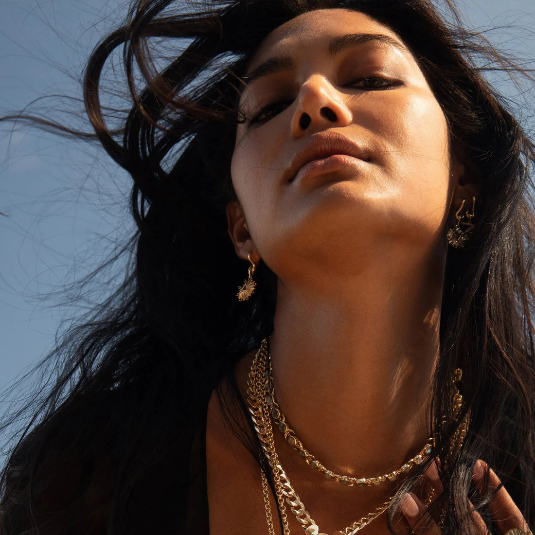 Awe Inspired Earrings Single Mini Element Charm Hoop