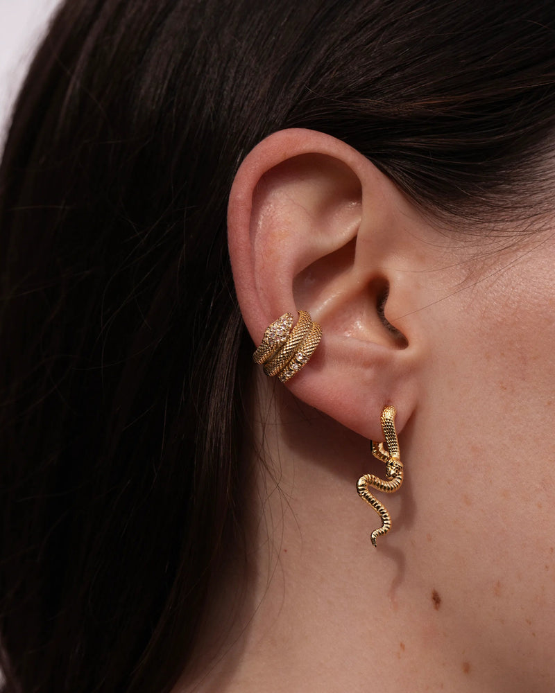 Awe Inspired Earrings Snake Ear Cuff
