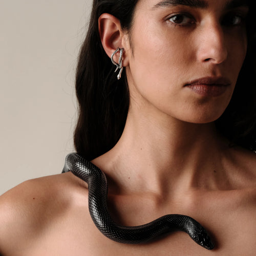 Awe Inspired  Earrings Snake Wrap Earring