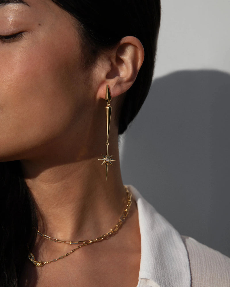 Awe Inspired Earrings Stardust Statement Earrings