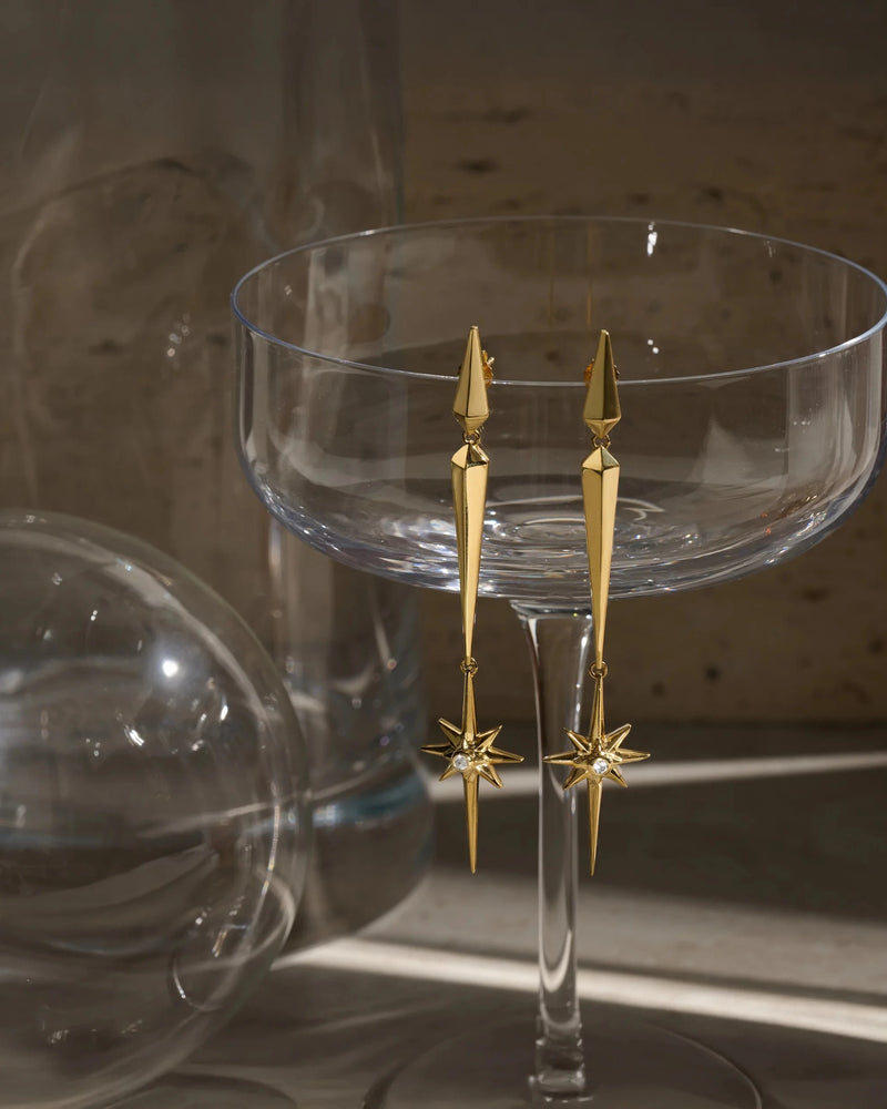 Awe Inspired Earrings Stardust Statement Earrings