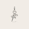 Awe Inspired Earrings Sterling Silver Men's Snake Eyes Charm Earring