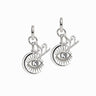 Awe Inspired Earrings Sterling Silver / Pair / 222 Third Eye Earring Set