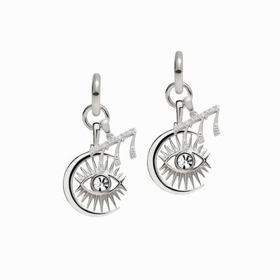 Awe Inspired Earrings Sterling Silver / Pair / 777 Third Eye Earring Set