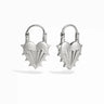 Awe Inspired Earrings Sterling Silver / Pair Spiked Heart Earrings