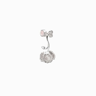 Awe Inspired Earrings Sterling Silver / Single Poppy Earrings