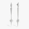 Awe Inspired Earrings Sterling Silver Stardust Statement Earrings