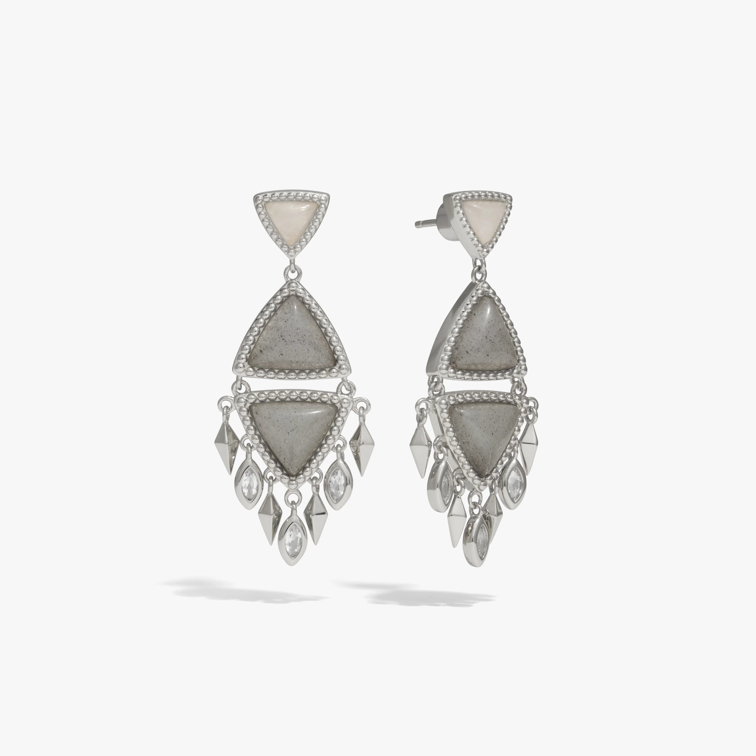 Awe Inspired Earrings Sterling Silver Wind Chime Earrings