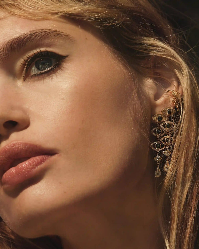 Awe Inspired Earrings Third Eye Drop Earrings