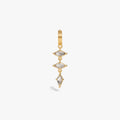 Awe Inspired Earrings Triple Prism Huggies