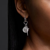 Awe Inspired Earrings Warrior Goddess Charm Earring