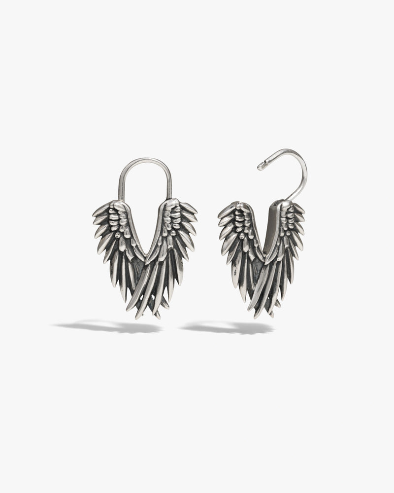 Awe Inspired Earrings Wing Huggies