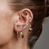 Awe Inspired Earrings Wing Huggies