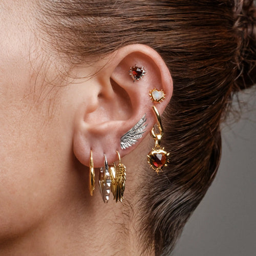 Awe Inspired  Earrings Wing Huggies