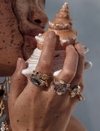 Awe Inspired Gemstone Signet Ring