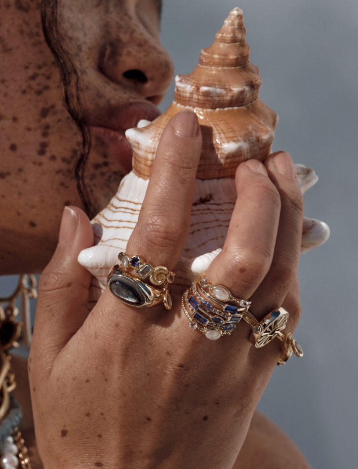 Awe Inspired Gemstone Signet Ring