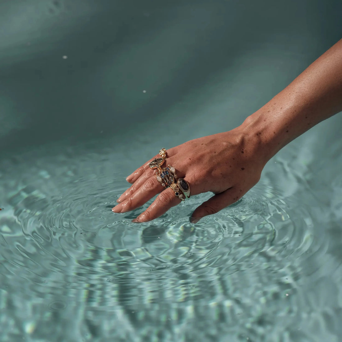 Awe Inspired Gemstone Signet Ring