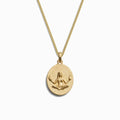 Awe Inspired Men's 14K Yellow Gold Vermeil / Cancer / 22" Cuban Chain Zodiac Necklace