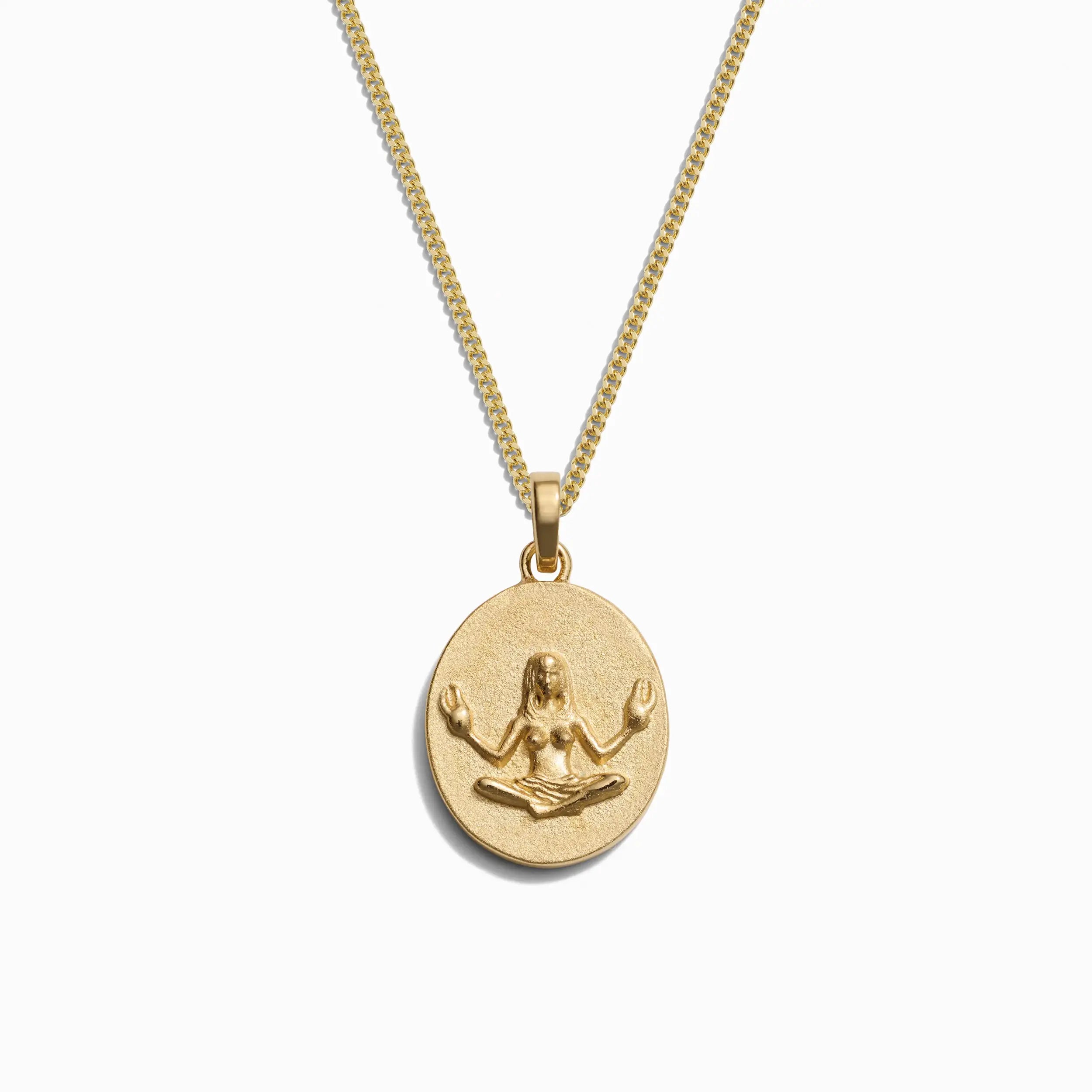 Awe Inspired Men's 14K Yellow Gold Vermeil / Cancer / 22" Cuban Chain Zodiac Necklace