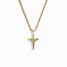 Awe Inspired Men's 14K Yellow Gold Vermeil Flying Dagger Necklace