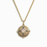 Awe Inspired Men's 14K Yellow Gold Vermeil Manifestation Locket Necklace