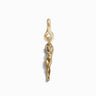 Awe Inspired Men's 14K Yellow Gold Vermeil Men's Divine Feminine Charm Earring