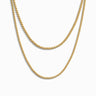 Awe Inspired Men's 14K Yellow Gold Vermeil Men's Layered Chain Set