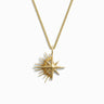 Awe Inspired Men's 14K Yellow Gold Vermeil Men's Shooting Star Necklace