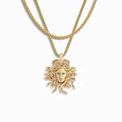 Awe Inspired Men's 14K Yellow Gold Vermeil Special Edition Medusa Layering Set