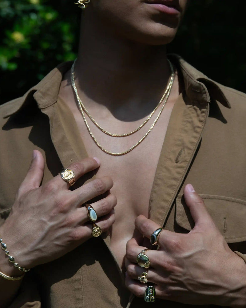 Awe Inspired Men's 2.4mm Rounded Box Chain