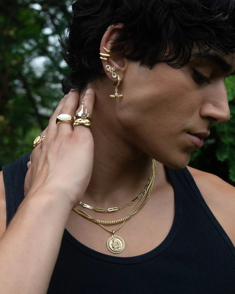 Awe Inspired Men's Achilles + Patroclus Necklace