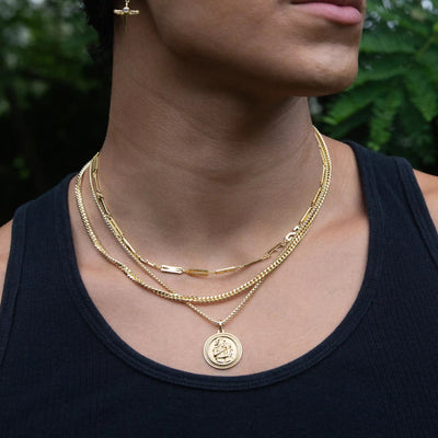 Awe Inspired Men's Achilles + Patroclus Necklace