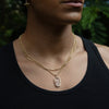 Awe Inspired Men's Element Necklace with 2.1mm Rounded Box Chain