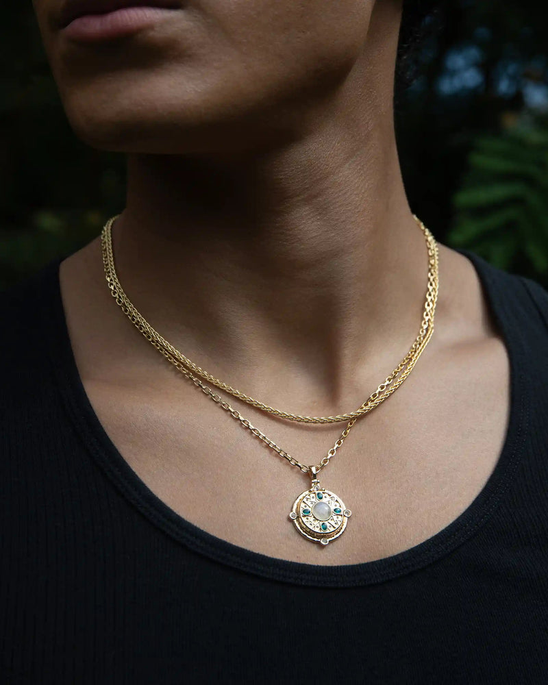 Awe Inspired Men's Manifestation Locket Layering Set