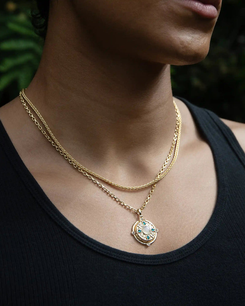 Awe Inspired Men's Manifestation Locket Layering Set