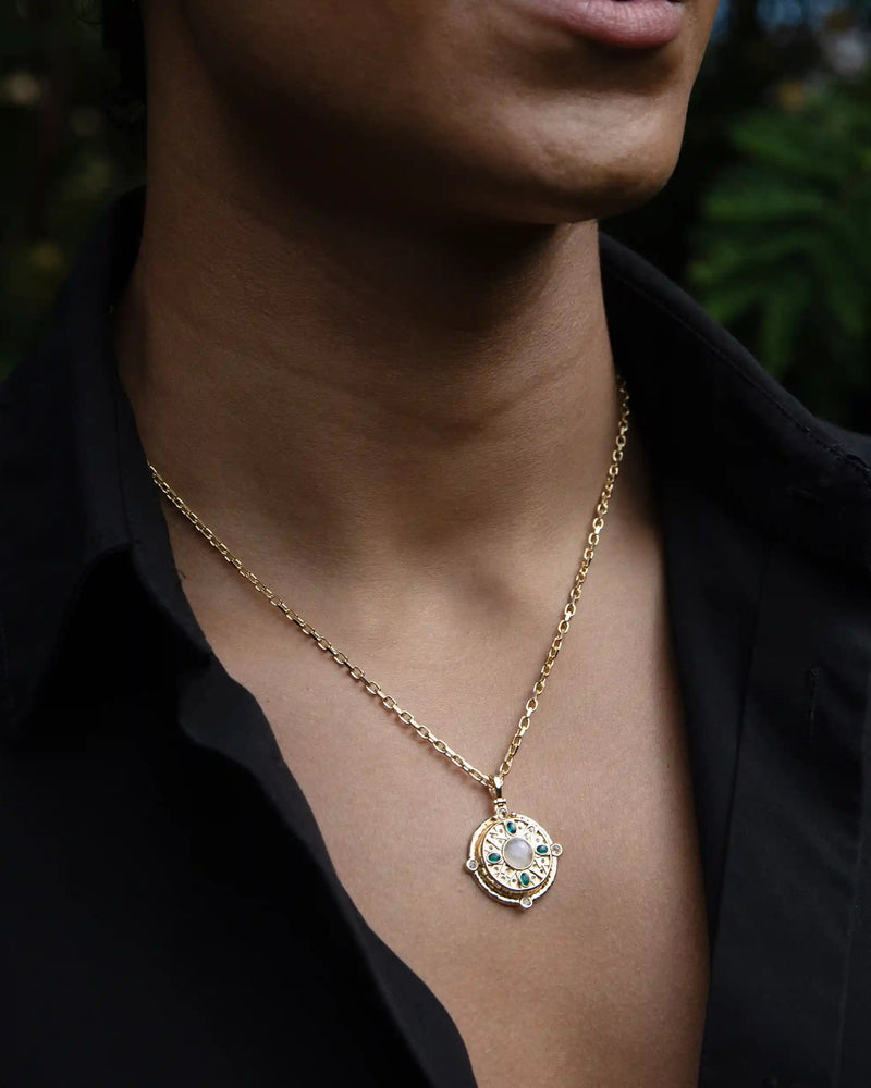 Awe Inspired Men's Manifestation Locket Necklace