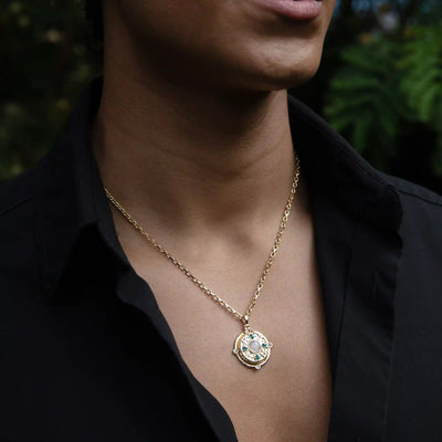 Awe Inspired Men's Manifestation Locket Necklace