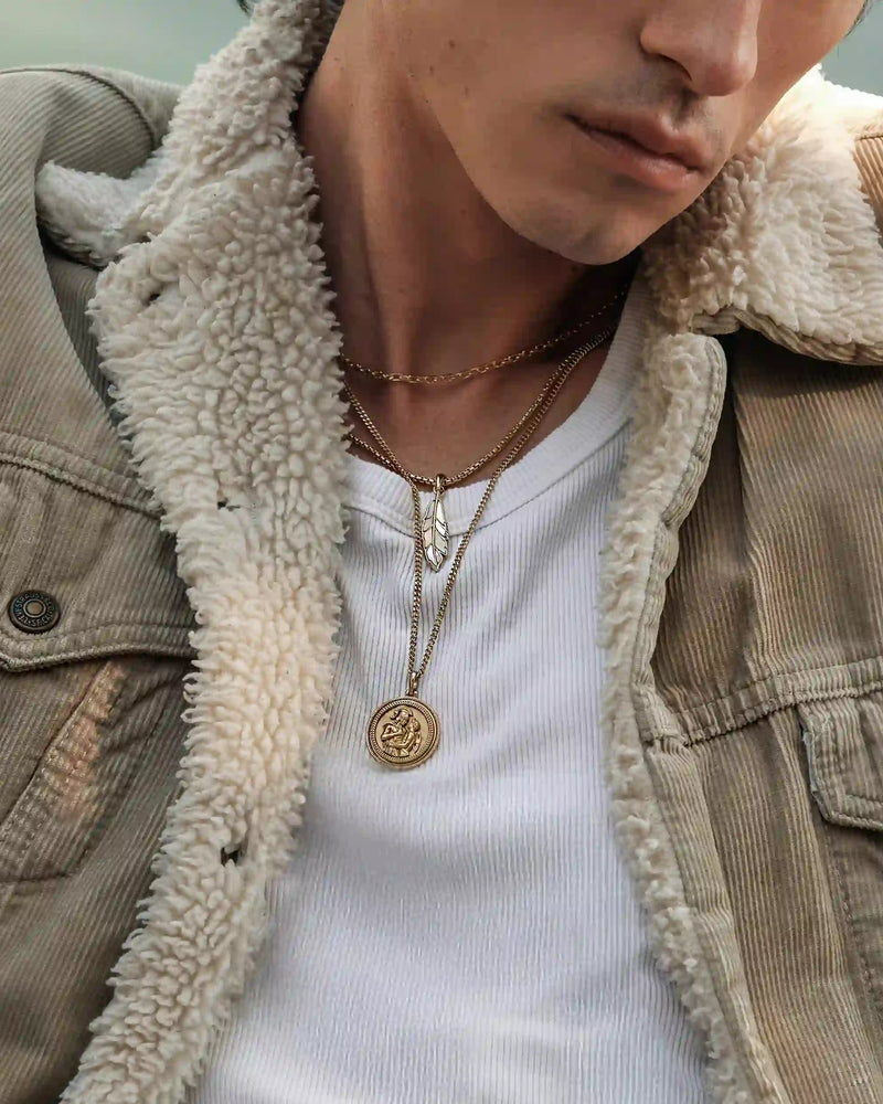 Awe Inspired Men's Men's Achilles + Patroclus Necklace