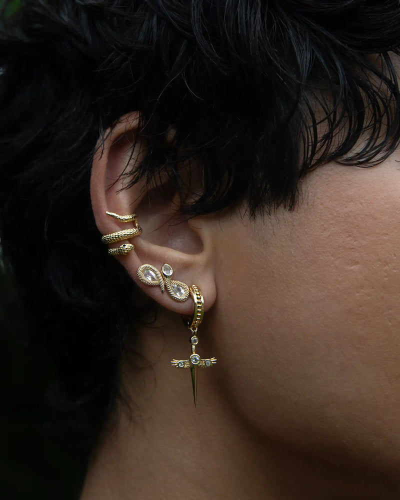 Awe Inspired Men's Men's Infinity Snake Studs