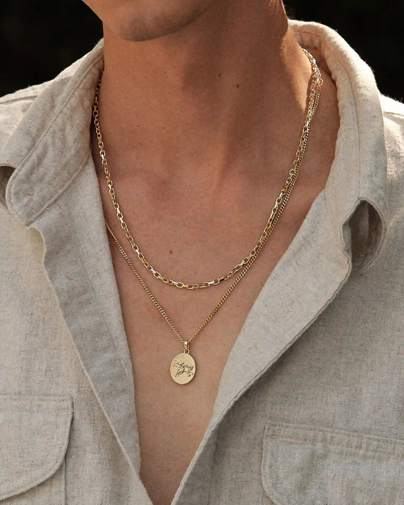 Awe Inspired Men's Men's Zodiac Goddess Amulet Set