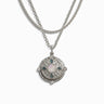 Awe Inspired Men's Sterling Silver Manifestation Locket Layering Set