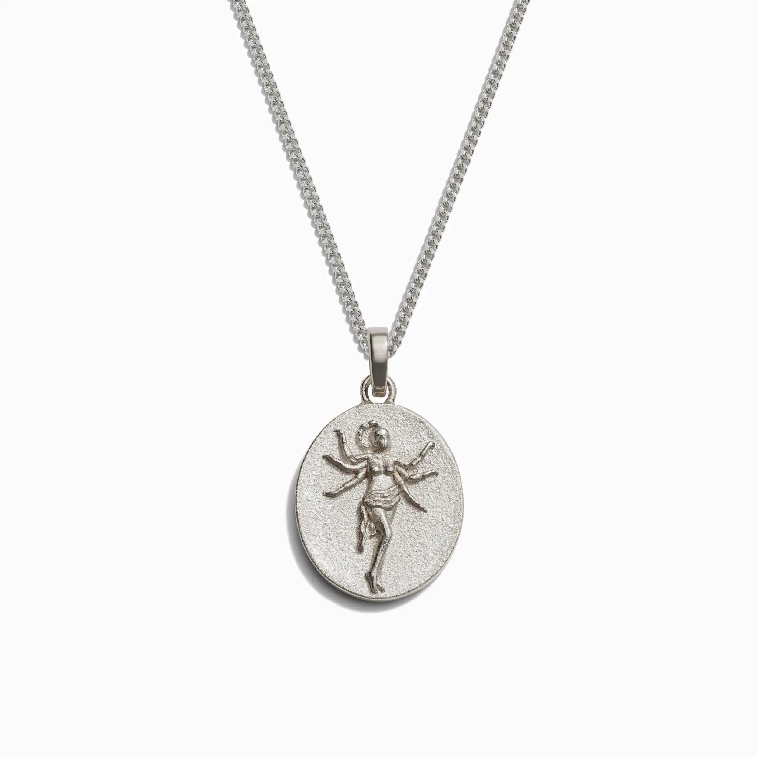 Awe Inspired Men's Sterling Silver / Scorpio / 22" Cuban Chain Zodiac Necklace