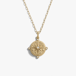 Awe Inspired  Necklaces Compass Locket Necklace